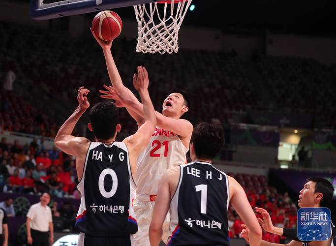 2017年男篮亚锦赛中国与韩国的比赛