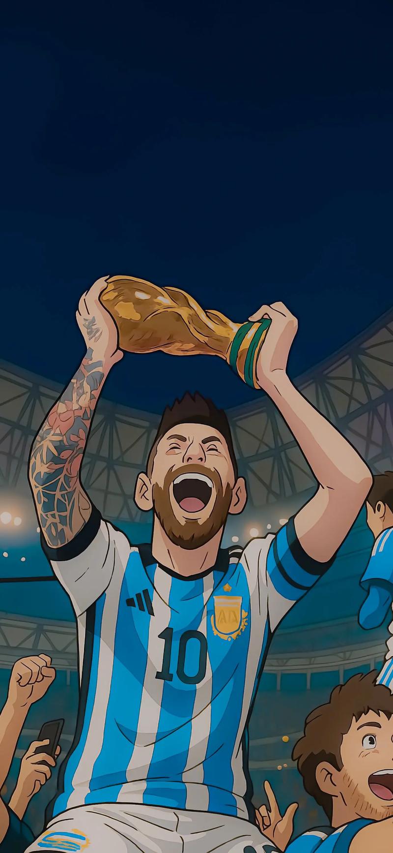 梅西拿世界杯亚军