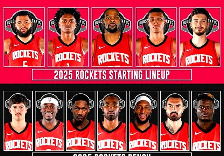火箭首发阵容队员名单公布