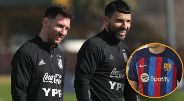 阿圭罗加盟巴萨梅西完成续约