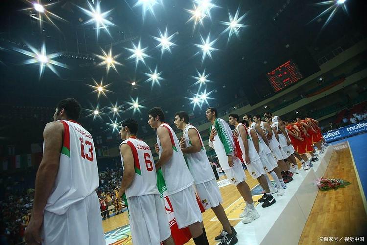 中国男篮与伊朗男篮的比赛