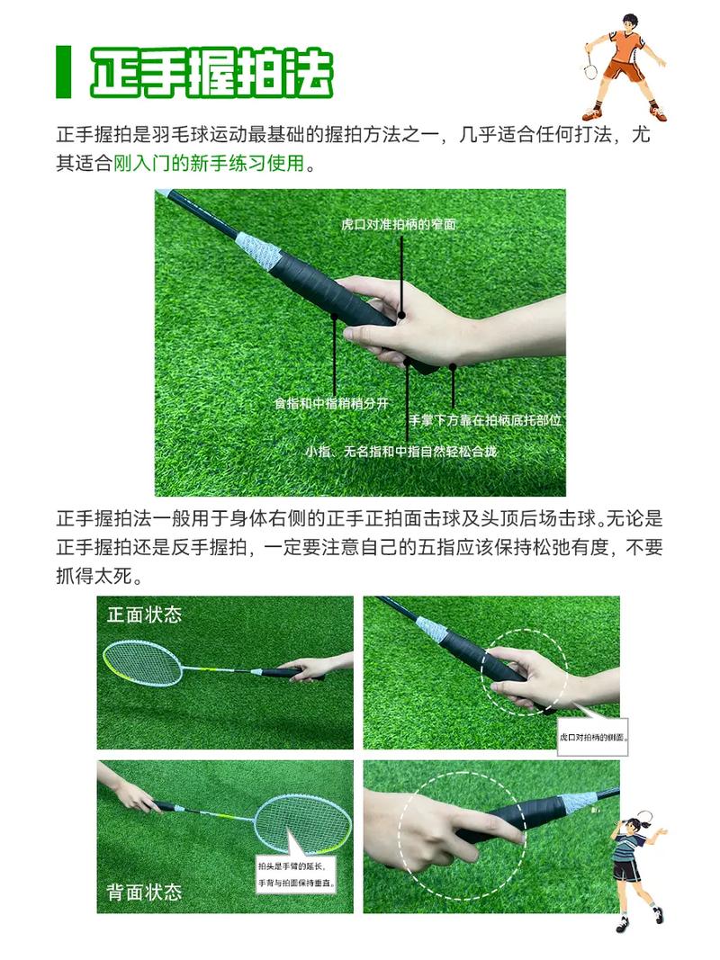 羽毛球如何握拍与挥拍的区别