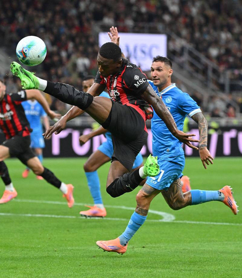 意甲第二轮那不勒斯对ac米兰