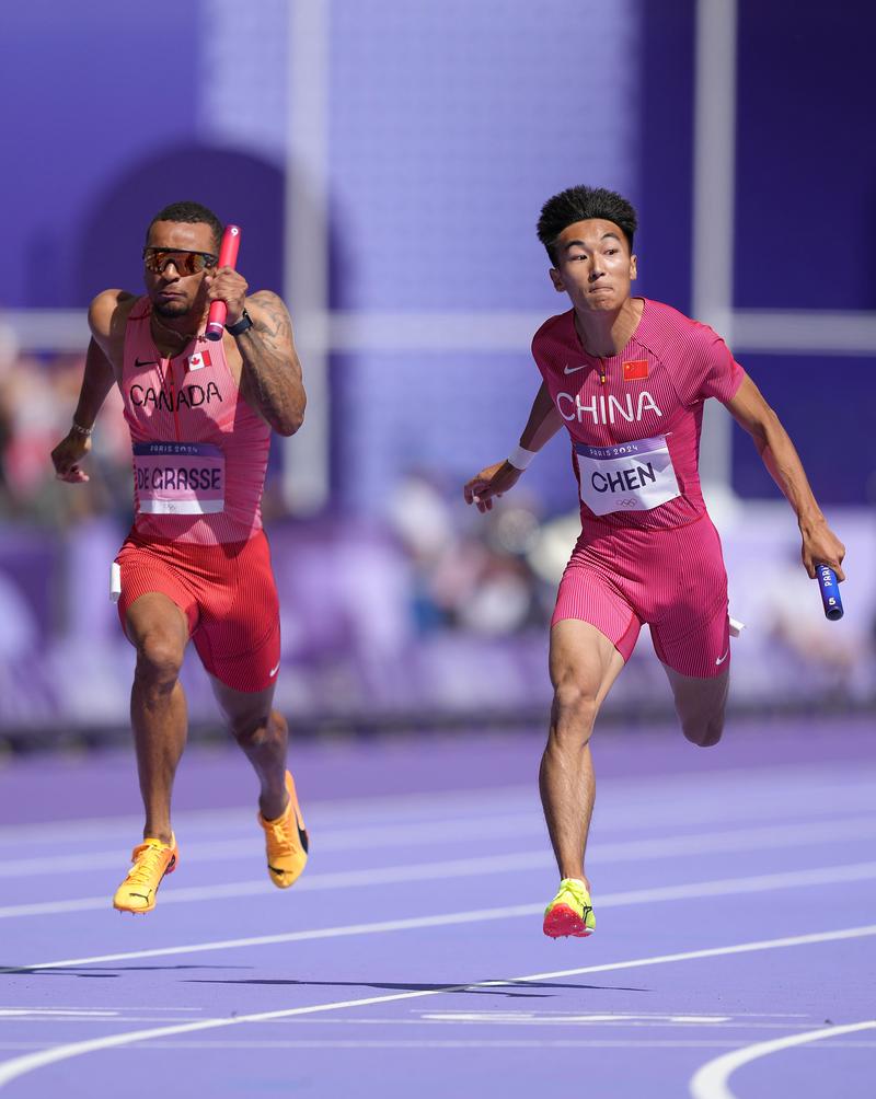 伦敦奥运会4x100米预赛