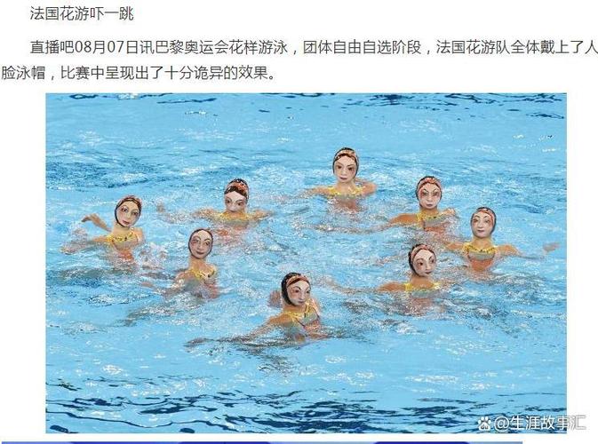 花样游泳团体赛规则